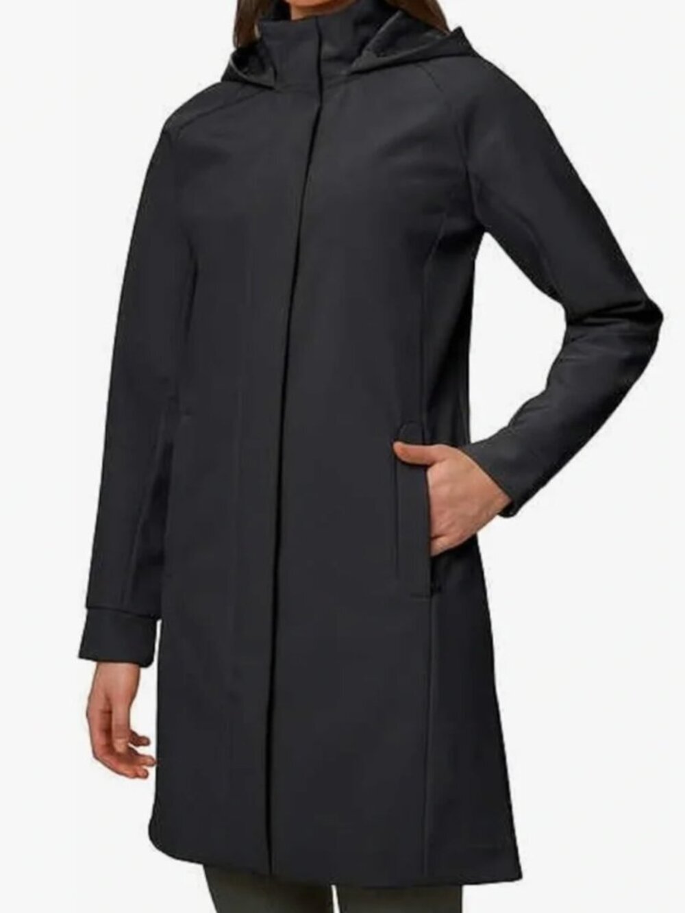 Mondetta Black Fleece-Lined Softshell Parka Jacket M